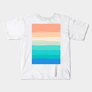 Aesthetic Rainbow Kids T-Shirt